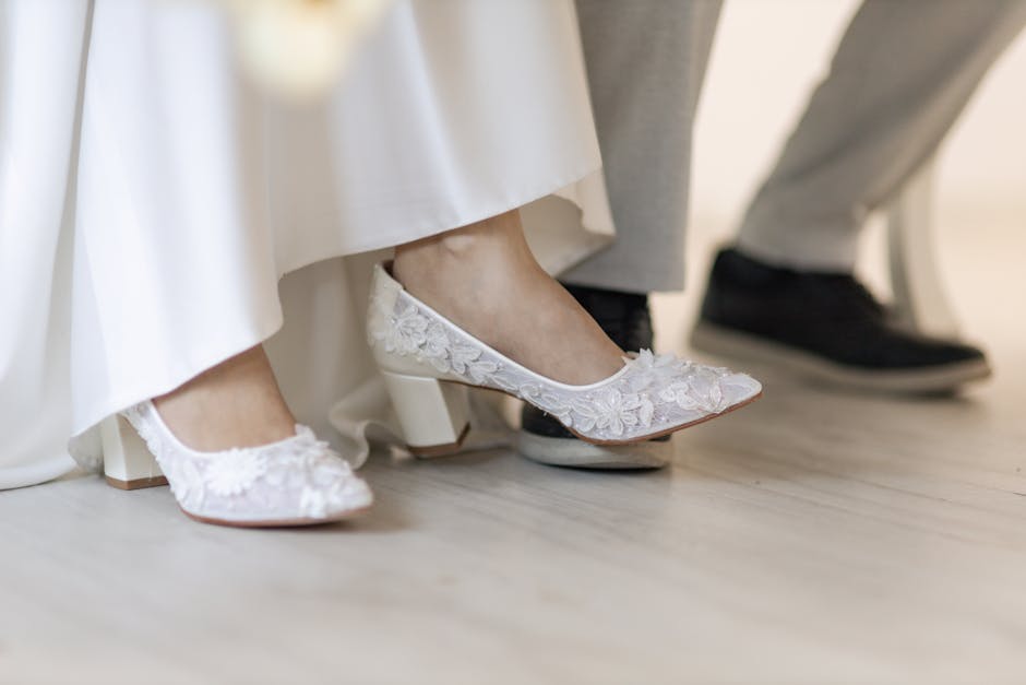 Buty ślubne do sukni – jak dobrać idealne obuwie? Poradnik 2024